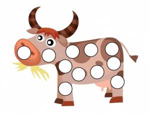 Раскраски шаблоны для пальчиков  и