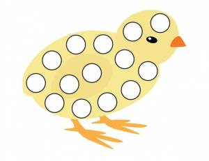 Раскраски Пальчиками для детей