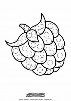 Раскраски Для пальчиковых красок для детей 1 года