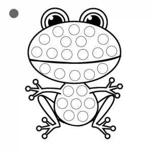 Раскраски Для пальчиковых красок для детей 1 года