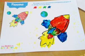 Пальчиковое рисование с ребенком, учимся рисовать пальчикамиAmelica