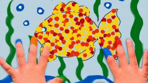 Рисование пальчиками для детей