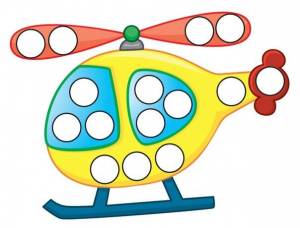 Раскраски шаблоны для пальчикового рисования