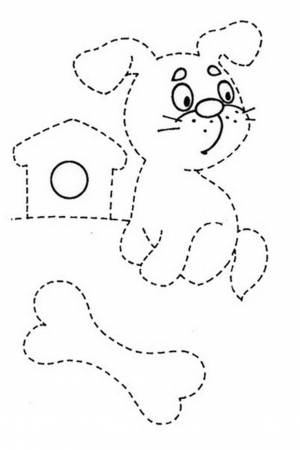Раскраски по точкам для детей 3-4 лет