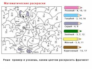 Математические раскраски