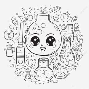 рисунок раскраска химические ингредиенты набросок эскиз вектор PNG , рисунок крыла, рисунок кольца, цветной рисунок PNG картинки и пнг рисунок для й загрузки