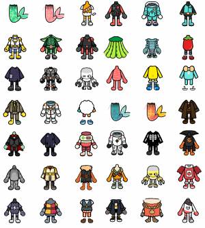 Схемы одежды из Тока Бока