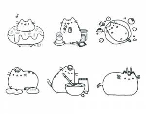 Скачать и  раскраски Пушин Кэт