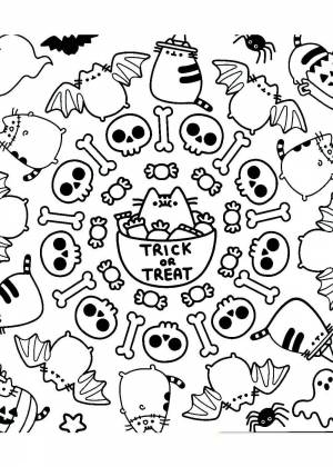 Раскраски кот Пушин