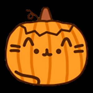 Раскраски котик пушин хэллоуин