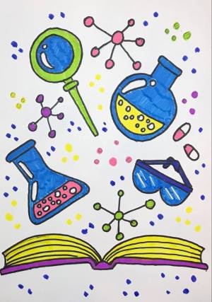 Наука рисунок наука химия книга