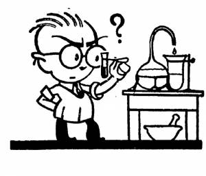 Раскраска Химия