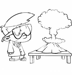 Раскраска Химия