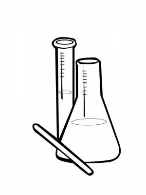 Раскраски Химия   в формате