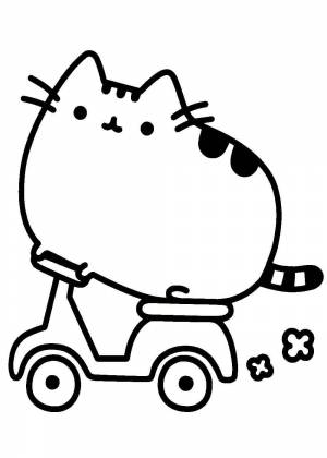 Раскраски кот Пушин