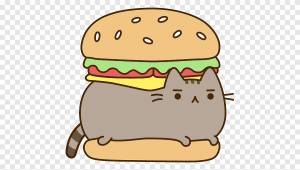 Раскраски котик бутербродик