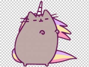 Кот Пушин Кот Единорог, Кот, фиолетовый, легендарное существо, животные png