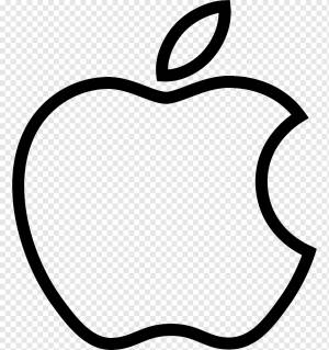 Book Black and White, Apple, Iphone, рисование, книжка-раскраска, смартфон, App Store, мобильные телефоны, магазин приложений, яблоко, площадь png