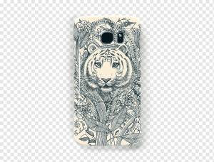 Книжка-раскраска iPhone X iPhone 6 Южно-Китайский тигр, другие, кошка, как млекопитающее, carnivoran png