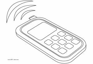 Раскраски айфон, Раскраска Телефон айфон телефон