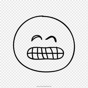 Смайлик Emoji Рисование смайлик Книжка-раскраска, смайлики para colorear, белый, лицо, текст png