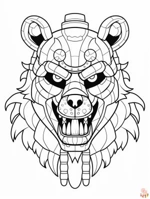 Раскраски Five Nights at Freddy's