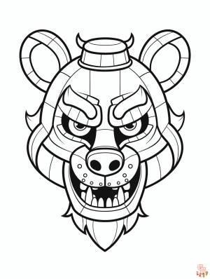 Раскраски Five Nights at Freddy's