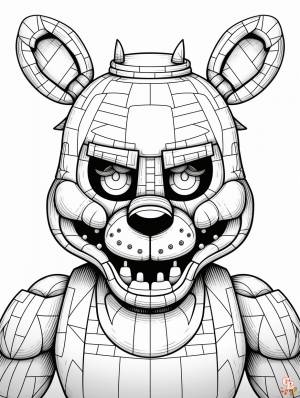 Раскраски Five Nights at Freddy's