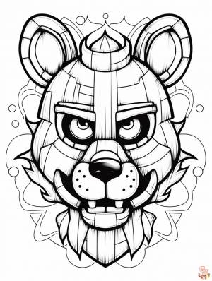 Раскраски Five Nights at Freddy's