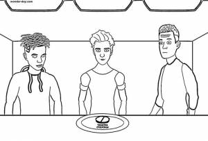 Раскраска Влад  Бумага