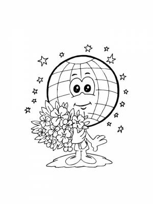 Раскраска Экология  в формате  для детей