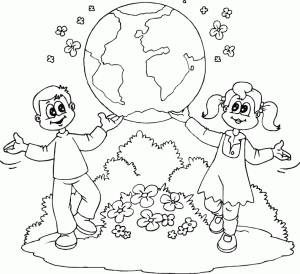 Раскраска Экология