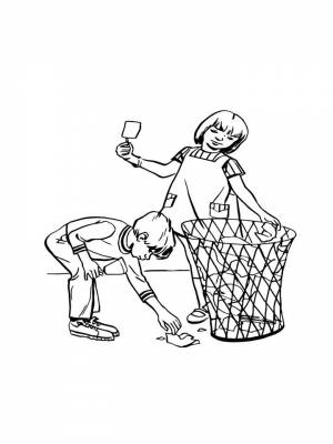 Раскраски Экология   в формате