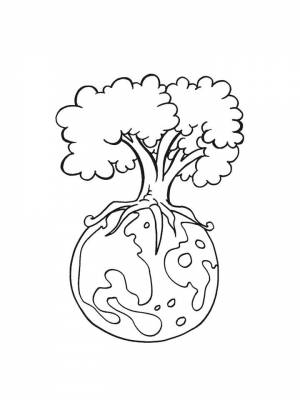 Раскраска Экология  картинку онлайн