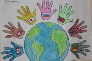 Детский рисунок дружба народов мира