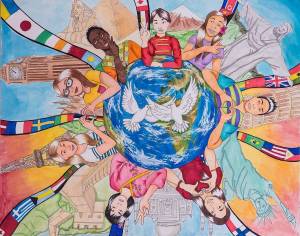 Детский рисунок дружба народов