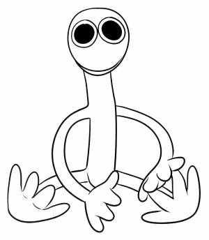 Раскраска Фиолетовый друг