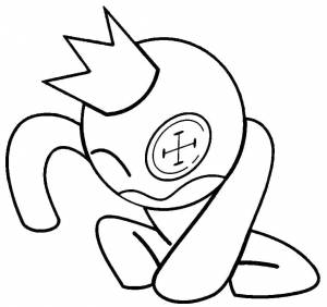 Раскраска Радужные Друзья