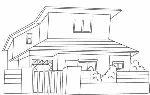 Раскраска Дом