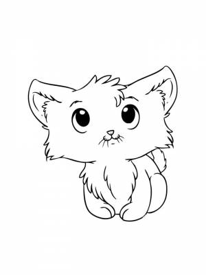 Раскраски Аниме животные   в формате