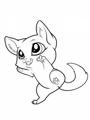 Картинка Аниме животные  для девочек