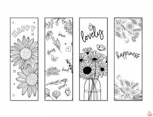 Участвуйте в веселье и творчестве с помощью Bookmark Coloring Pages