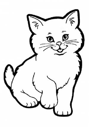 Раскраски Котята