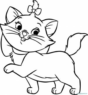 Кошки для детей нарисованные