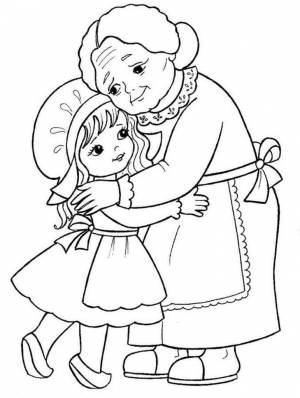 Раскраски Семья