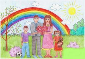 Рисунок семья глазами ребенка