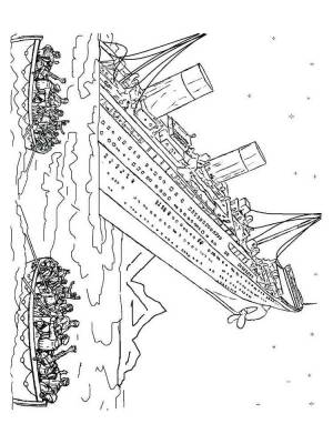 Раскраски Титаник