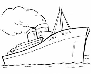 Titanic Coloring Pages