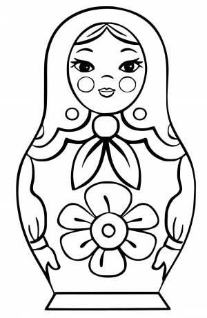 Девочка матрешка