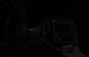 Раскраска Поезда метро